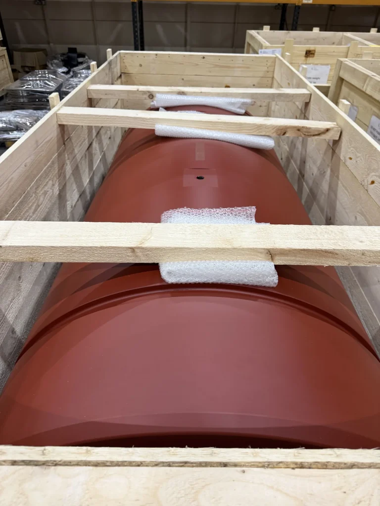 Internal supports in a packing case